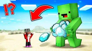 JJ Met A Giant Mikey !? JJ And Mikey Use Different Potions in Minecraft Maizen