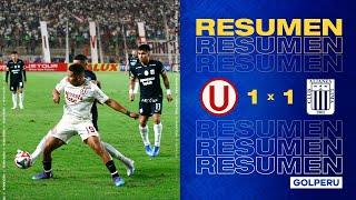 Resumen: Universitario 1-1 Alianza Lima #TorneoClausuraXGOLPERU