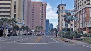 Driving Downtown - Myrtle Beach - USA