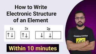 How to write the electronic structure of an element | Chemistry