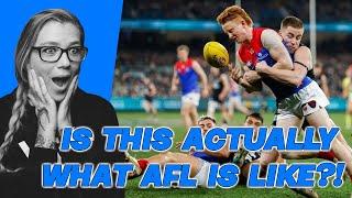 AMERICAN REACTS FIRST TIME TO AFL | AMANDA RAE