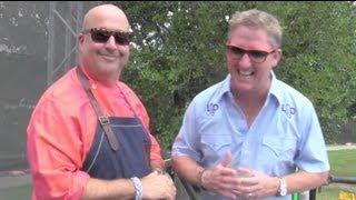 Andrew Zimmern and Tim Love at Austin Food & Wine Festival 2013