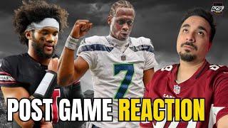 POST GAME REACTION | THE ARIZONA CARDINALS WAS OUT MATCHED BY THE SEAHAWKS AND LOSE THE DIVISION!