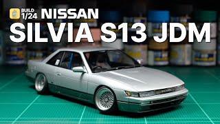 Build 1/24 Tamiya Nissan silvia S13 - SSR jdm old school