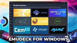 MAKIN PERFECT! Cobain EMUDECK Untuk Windows Support ROG Ally, Legion GO DLL - TUTORIAL EMUDECK