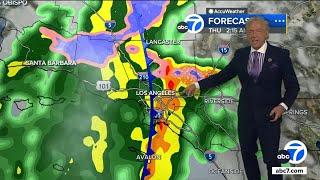 Heavy rain, mountain snow to slam SoCal. Dallas Raines explains what to expect