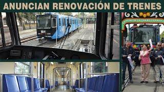 Rehabilitan 3 trenes de la línea Tasqueña-Xochimilco del Tren Ligero