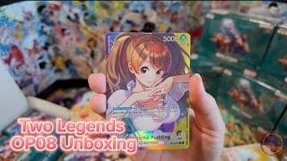 One Piece OP08 Two Legends CASE Unboxing