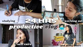 অসমীয়া 24 hrs productive vlog | day in my life as a class 12 student 