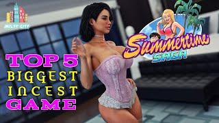 Discover the TOP 5 Completed INC Games Like Summertime Saga | Part 4