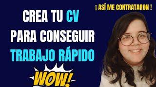 HACER UN CV efectivo para conseguir TRABAJO en Europa - TUTORIAL EUROPASS