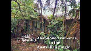 Romantic mountain chalets abandoned in the Australian rainforest