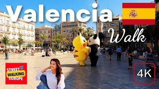 Valencia, Spain  4K-HDR Walking Tour