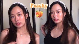 PEACHY MAKEUP LOOK  (PHILIPPINES) | ItsJoanna