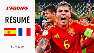 Euro U19 - l'Espagne bat la France en finale et remporte le titre continental (le résumé du match)
