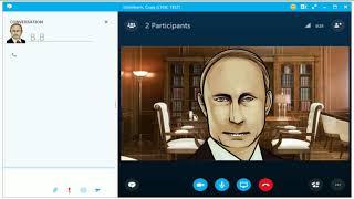Поздравление с днём рождения для Елены от Путина по скайпу