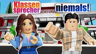 ich möchte KLASSENSPRECHER ‍️ werden in BROOKHAVEN  Roblox Roleplay Story