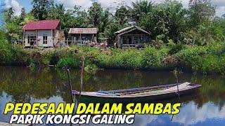 perkampungan dalam Melayu Sambas parik kongsi galing Sambas Kalimantan Barat