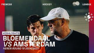 Bloemendaal - Amsterdam  Tulp Hoofdklasse Heren ‘24/’25 RONDE 10 | Samenvatting