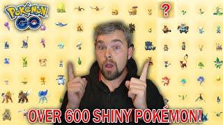 My Entire Shiny Dex Over 600 Shiny Pokémon registered BUT what am I missing? (Pokémon GO)