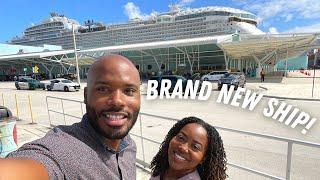 Boarding the WORLD'S LARGEST Cruise Ship! | Royal Caribbean Wonder of the Seas