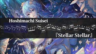 Hoshimachi Suisei - Stellar Stellar Synth Solo Transcription