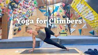 30 min Core Flow | Yoga for Climbers @ Patxi Usobiaga's The Temple Climbing Gym