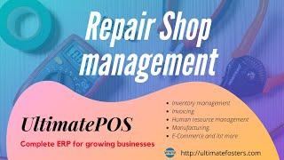 Repair Shop Management Software | Repair Module for UltimatePOS