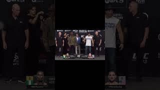 Адесанья Стрикленд битва взглядов #mma #ufc #мма #адесанья