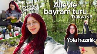 Hazırlıklar Tamam ️ VLOG | Yol hazırlığı, size hediyeler ve turun ilk günü