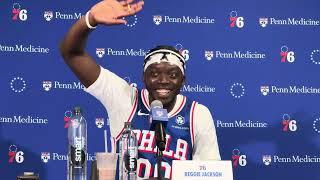 Reggie Jackson Media Day 2024-25 - 09/30/2024