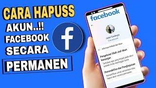 Cara Menghapus Akun Facebook Permanen | Mudah Dan Cepat