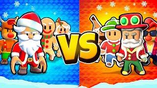 OLD vs NEW Christmas Skins in Stumble Guys!