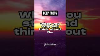 CAN YOU RELATE?「deep facts」 #shorts