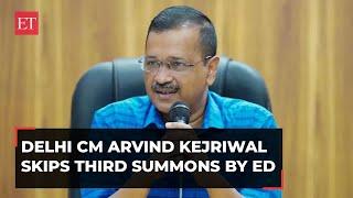 Arvind Kejriwal skips third ED summons in Delhi excise policy case; AAP calls notice ‘illegal’