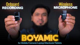 Best Onboard Recording Wireless Microphone For YouTubers & Vloggers BOYAMIC