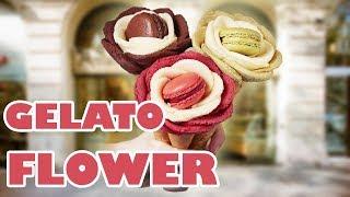 BARCELONA SPAIN | Trying Amorino's "WORLD FAMOUS GELATO FLOWER!" Ice cream flower :o