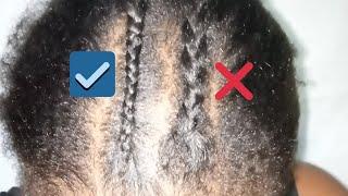 How to make cornrows tight and neat