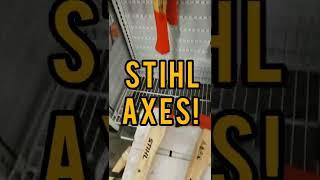 Stihl Axes! I'm too cheap to buy one! #shorts #stihlaxe #kainkustomgarage