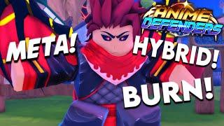 New Evolved Crimson Demon Ninja Is The BEST Hybrid BURN In Anime Defenders Update 3!