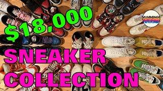 $18,000 Sneaker Collection - 1985 OG Jordan 1, Nike Yeezy 2, Off White Supreme - vuvintage