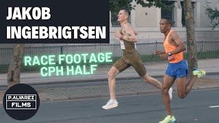 RACE FOOTAGE Jakob Ingebrigtsen - Copenhgen Half Marathon