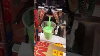 Making a shamrock shake