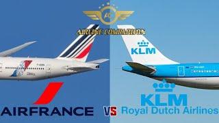  Air France VS  KLM Royal Dutch Airlines 2021 Airline Comparison