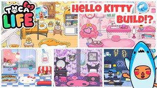 Toca life world | Hello Kitty Furniture Pack Bulid!?  (Home Designer)