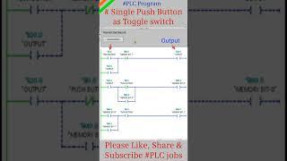 Single Push button as Toggle switch