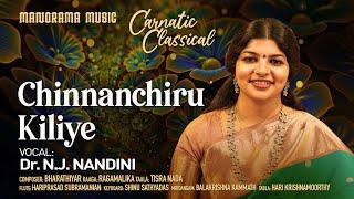 Chinnanchiru Kiliye | Dr N J Nandini | Manorama Music | Vijayadasami Music Concert