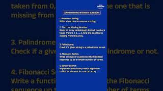 Common Coding Questions!