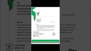 word sample letterhead