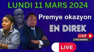 JOUNAL PREMYE OKASYON, RADIO CARAIBES EN DIRECT LUNDI 11 MARS